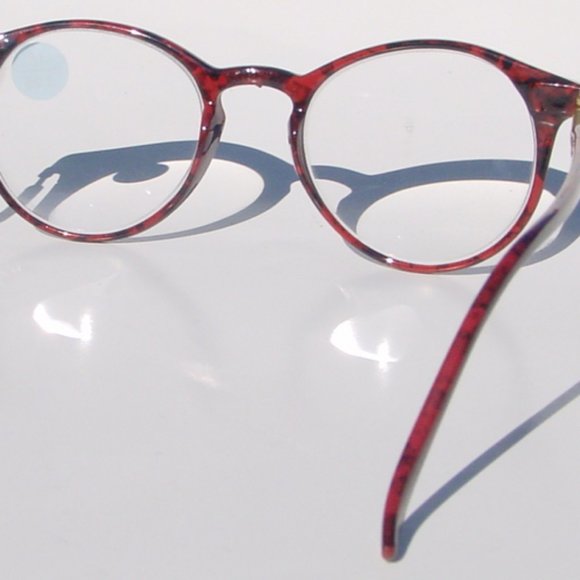 (NWT) Vintage 90's PC School Girl Reading Glasses +2.75 (S.Burgundy) - Picture 3 of 4